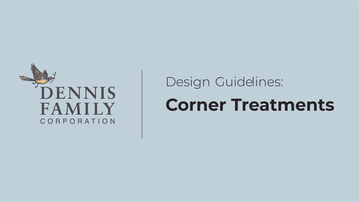 Design Guidelines - Corner Treatment
